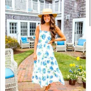 NWT Caitlin Covington X Pink Lily hydrangea dress